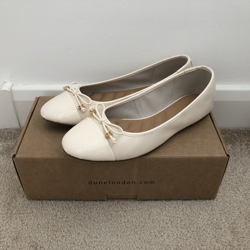 Dune hallo women flat - flat, cream